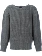 Lanvin Military Stitch Crew Neck - Grey