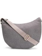 Borbonese Medium Luna Shoulder Bag - Grey