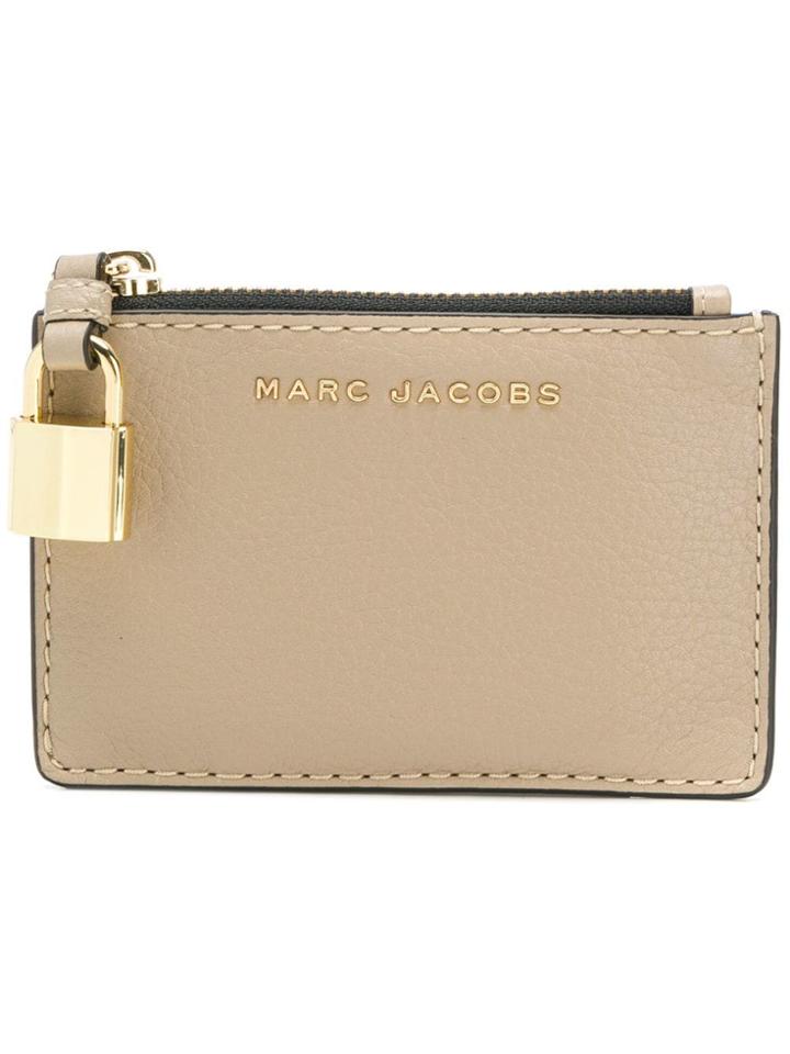 Marc Jacobs The Grind Top Zip Wallet - Nude & Neutrals