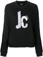 Just Cavalli Logo Monogram Sweater - Black