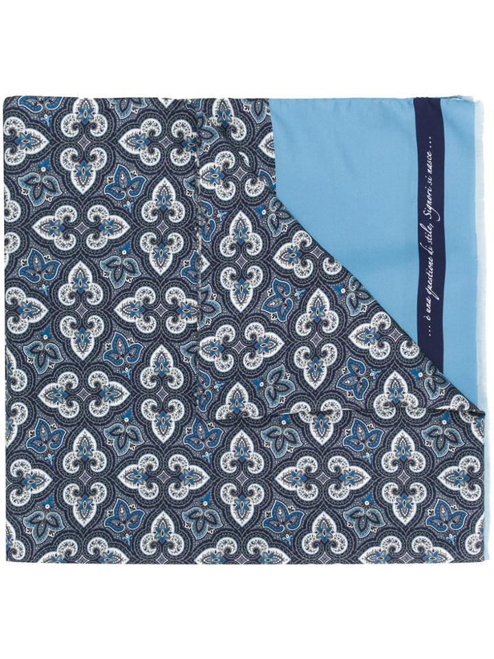 Fefè Printed Scarf - Blue