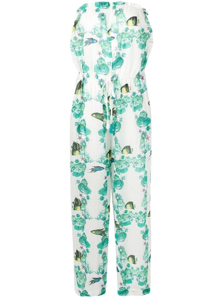 Missoni Pre-owned 2000's Printed Jumpsuit - White