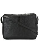 Saint Laurent Monogram Camera Bag, Men's, Black, Leather