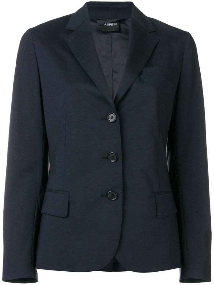 Aspesi Single-breasted Blazer - Blue