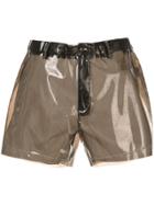 Nº21 Transparent Shorts - Black