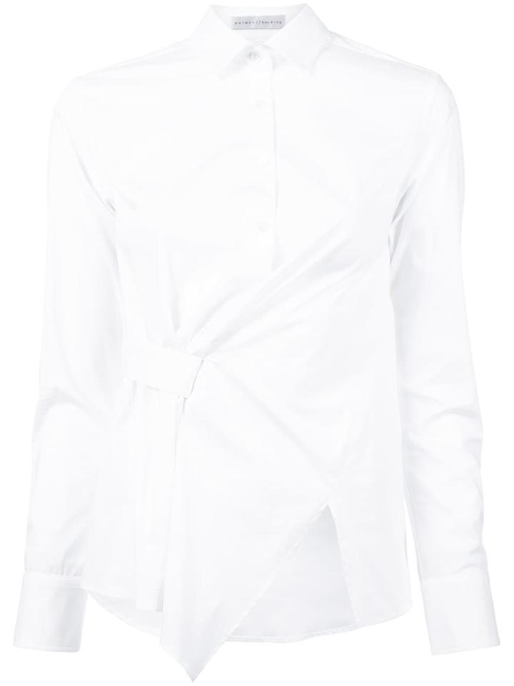 Palmer / Harding Asymmetric Fitted Shirt - White