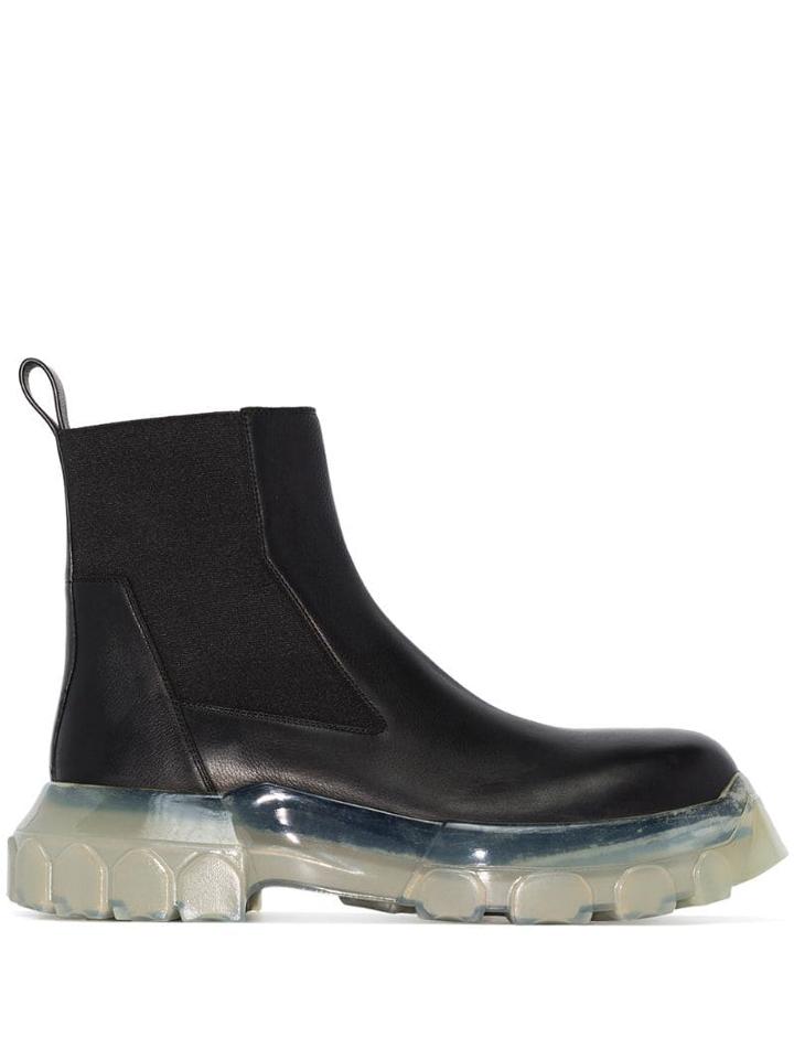 Rick Owens Beetle Ankle Boots - Black