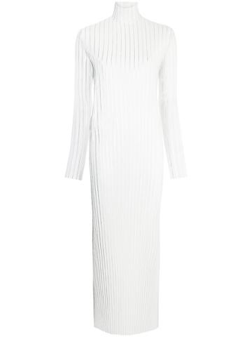 Maison Esve Fitted Long Dress - White