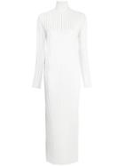 Maison Esve Fitted Long Dress - White
