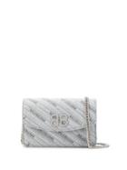 Balenciaga Wallet On Chain Bb Bag - Silver