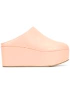 Marios Wedge Mules - Nude & Neutrals