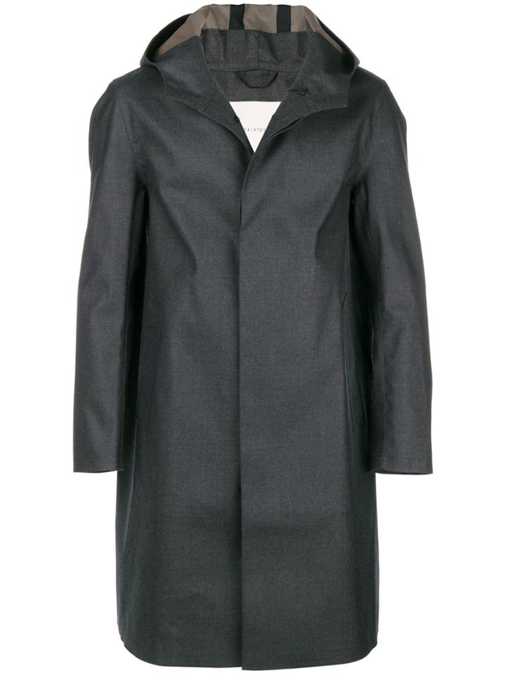 Mackintosh Hooded Coat - Grey