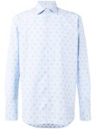 Etro - Printed Shirt - Men - Cotton - 40, Blue, Cotton