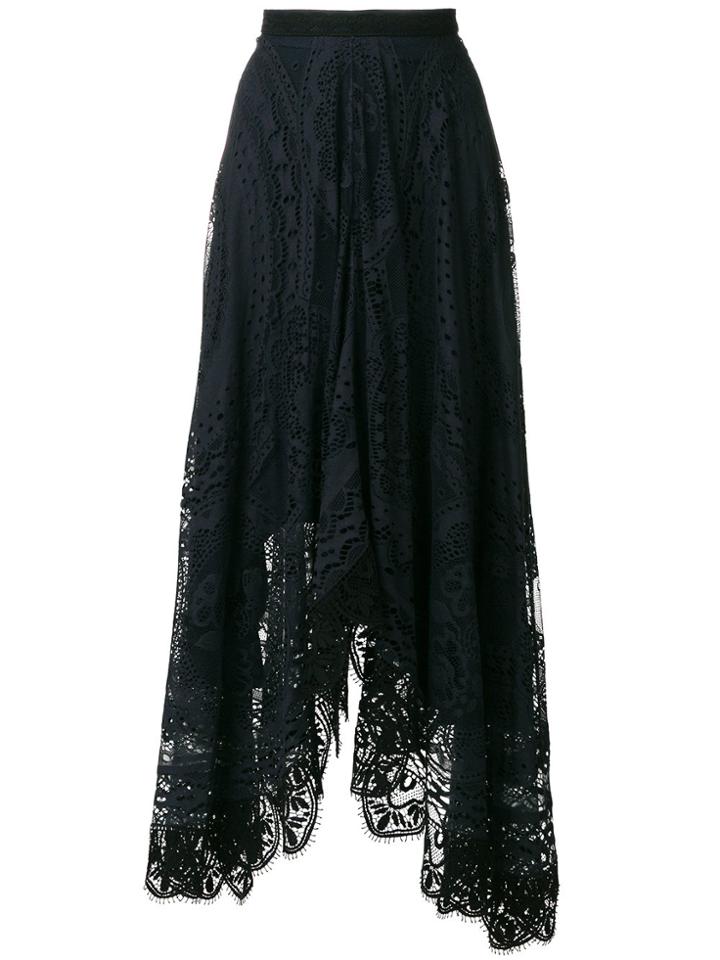Chloé Lace Maxi Skirt - Black