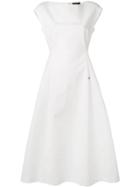 Theory Sleeveless Long Dress - White