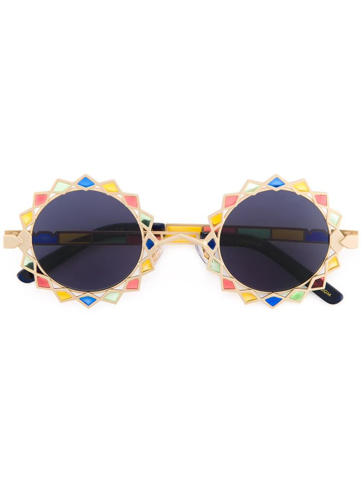 Pared Eyewear Moon & Stars Sunglasses, Women's, Gold, Plastic
