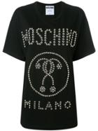 Moschino Studded Logo T-shirt - Black