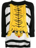 Ultràchic Tiger Print Sweater - Black