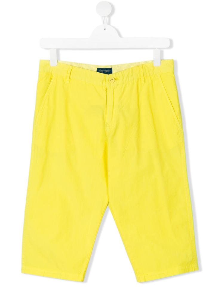 Aston Martin Kids - Classic Bermudas - Kids - Cotton - 16 Yrs, Yellow/orange