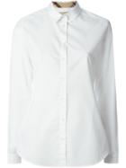 Burberry Brit Classic Collar Shirt, Women's, Size: Xs, White, Spandex/elastane/cotton