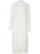 Jil Sander Buttoned Midi Dress - White
