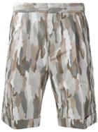 Cerruti 1881 - Camouflage Print Shorts - Men - Cotton/polyamide/polyurethane - 52, Cotton/polyamide/polyurethane