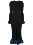 Ellery Celeste Flared Dress - Black