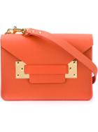 Sophie Hulme Mini 'milner' Crossbody Bag, Women's, Yellow/orange
