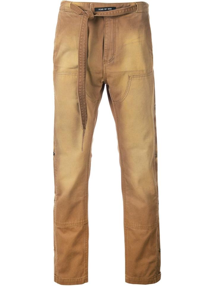 Fear Of God Tie Waist Jeans - Brown