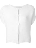 Fabiana Filippi - Knitted Top - Women - Cotton/polyamide - 48, White, Cotton/polyamide