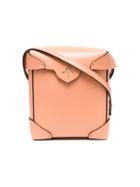 Manu Atelier Peach Pristine Mini Cross Body Bag - Yellow & Orange
