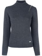 Dsquared2 Turtle Neck Sweater, Women's, Size: Medium, Grey, Virgin Wool