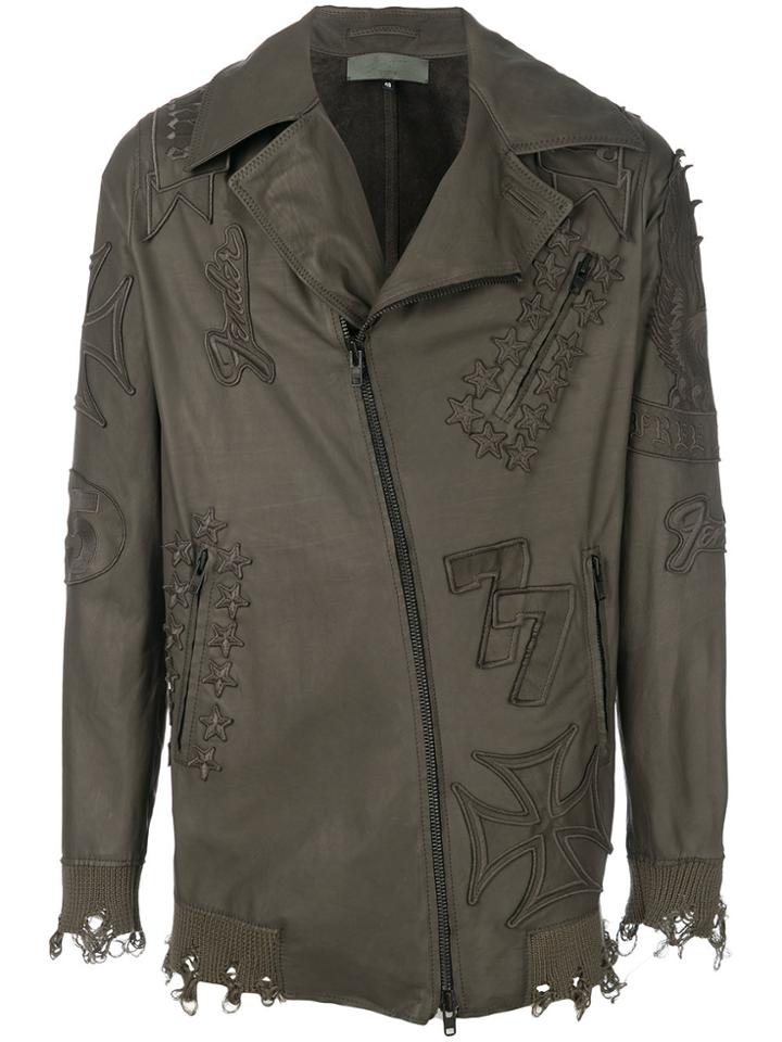 Di Liborio Oversized Zip Jacket - Green