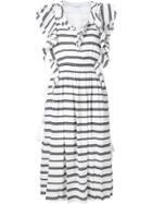 Apiece Apart 'san Rafael' Ruffle Dress - White