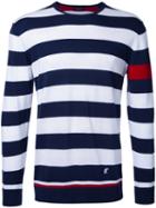 Loveless - Striped Jumper - Men - Silk/cotton/rayon - 2, White, Silk/cotton/rayon