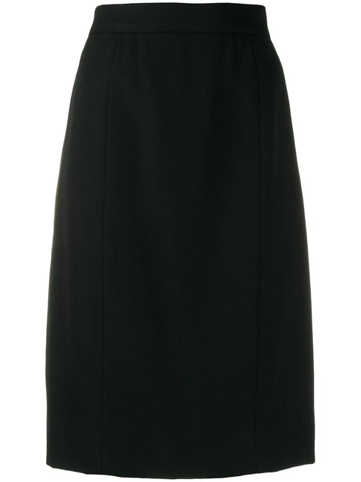 Chanel Pre-owned 1990's Chanel Pencil Skirt - Black