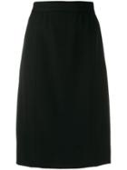 Chanel Pre-owned 1990's Chanel Pencil Skirt - Black
