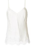 Gold Hawk Lace Hem Top - Nude & Neutrals
