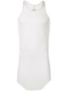Rick Owens Ribbed Fitted Vest Top - Grey