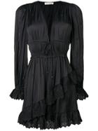 Ulla Johnson Embroidered Trim Dress - Black