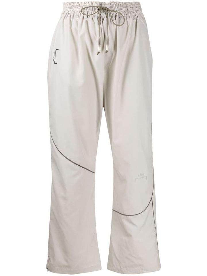 A-cold-wall* Piped Trim Track Pants - Grey