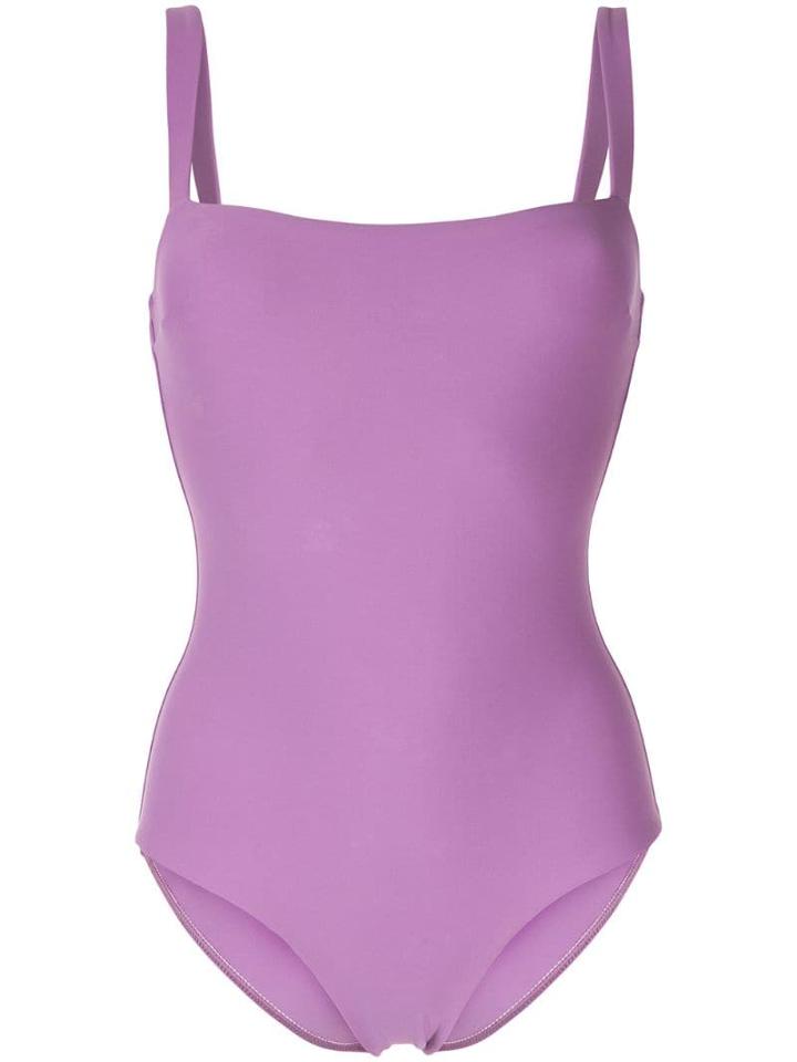 Matteau The Square Maillot Swimsuit - Purple