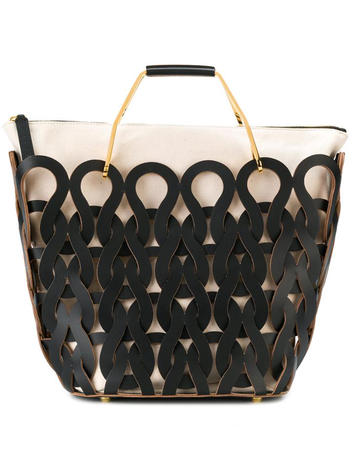 Marni Tricot Tote Bag - Black