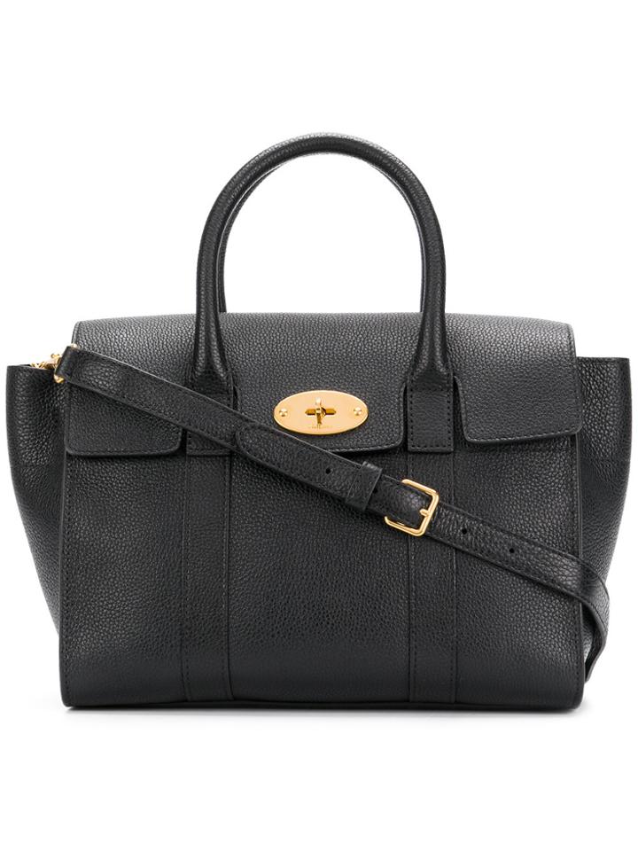 Mulberry Bayswater Small Leather Tote - Black