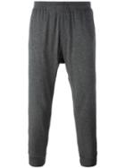 Dsquared2 Elasticated Drop-crotch Trousers, Men's, Size: Medium, Grey, Spandex/elastane/viscose