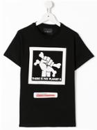 John Richmond Junior Teen There Is No Planet B T-shirt - Black