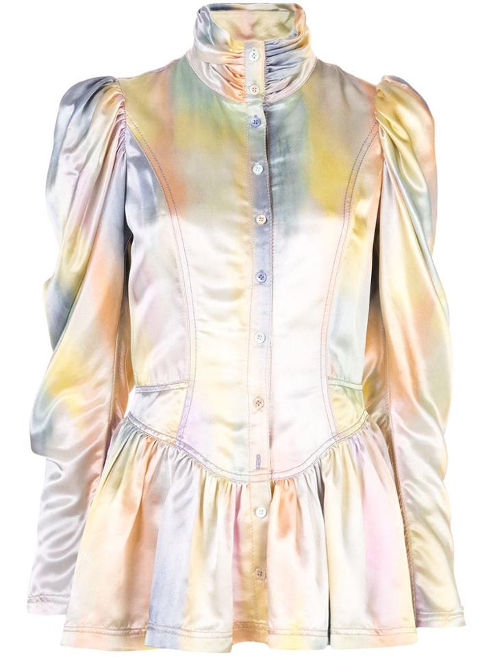 Sies Marjan Ruffle Metallic Jacket - Multicolour