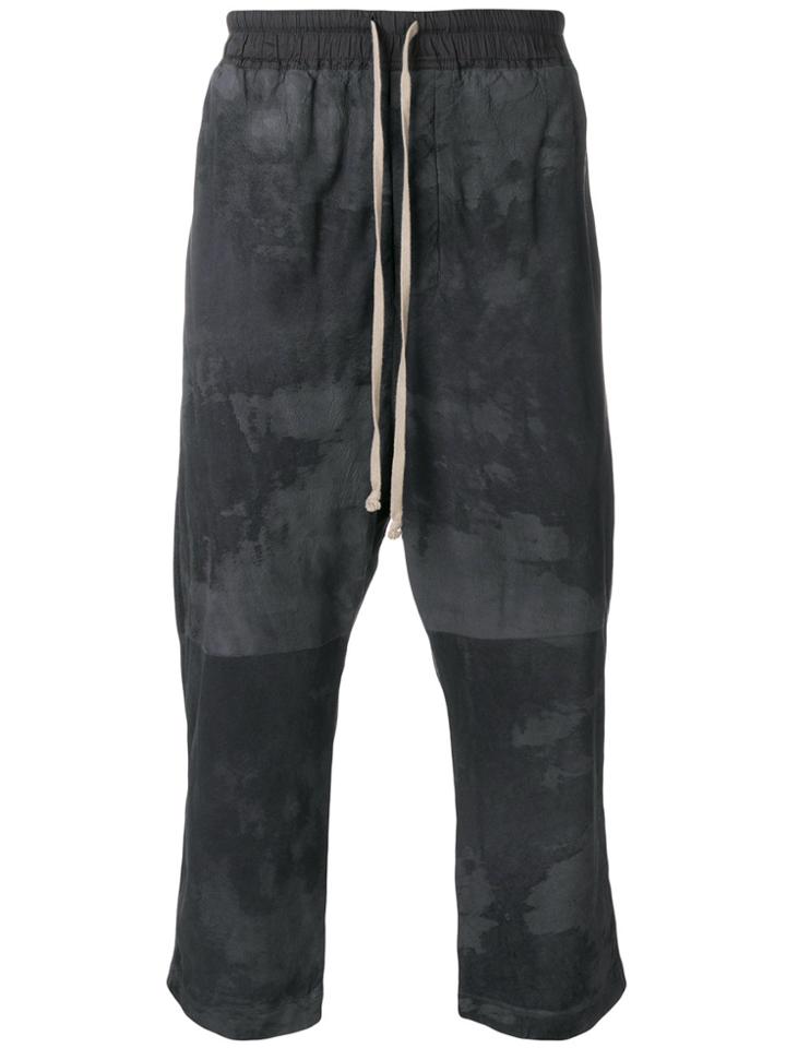Rick Owens Loose-fit Cropped Trousers - Grey