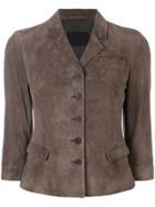 Prada Vintage 2000's Fitted Jacket - Brown