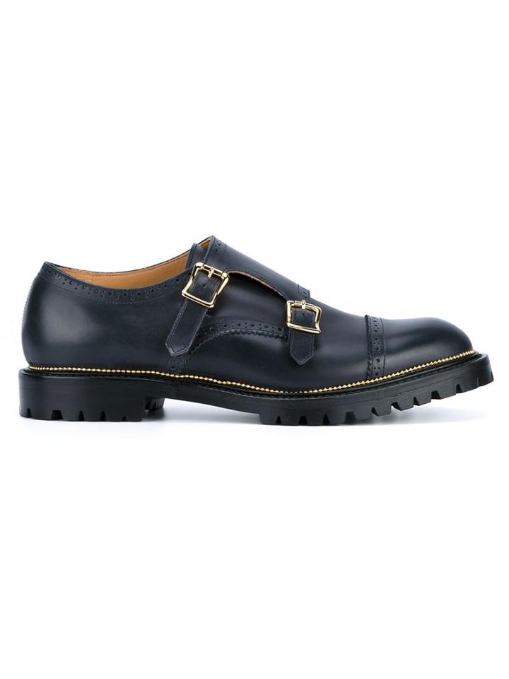 Kolor Leather Monkstrap Brogues